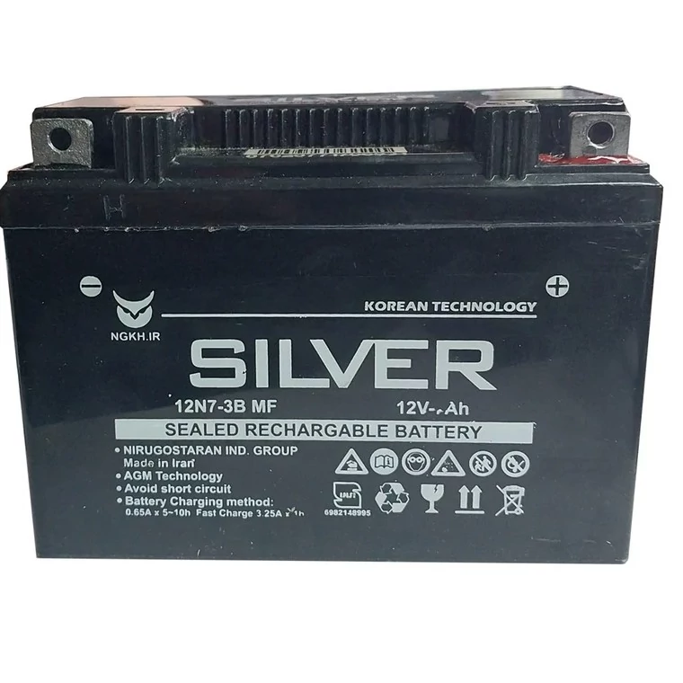 باطری 7 آمپر موتورسیکلت استارتی 150 موتور هوندا