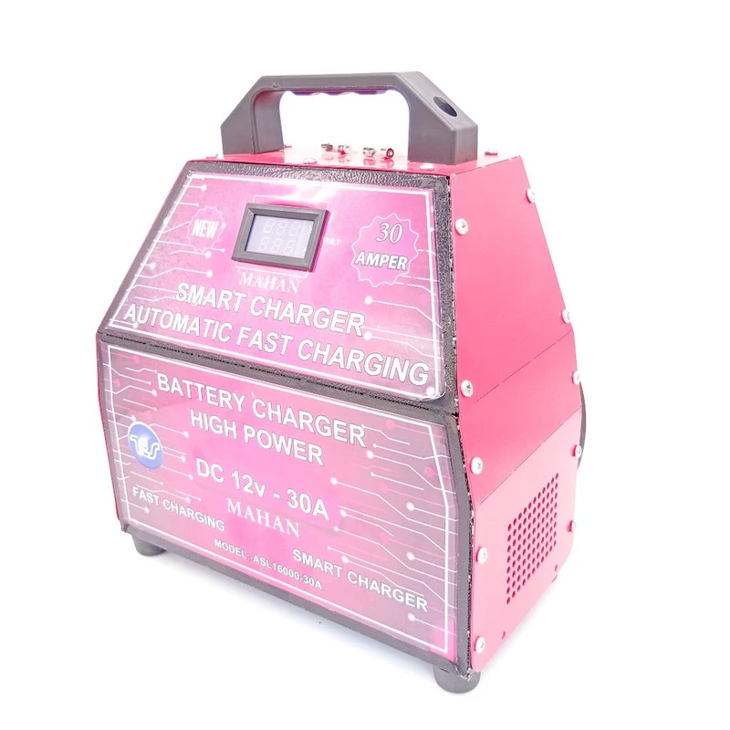 شارژر اتوماتیک باتری خودرو مدل 12 ولت 30 آمپر