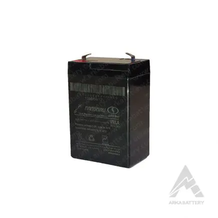 باتری موتور شارژی / ترازو / چراغ قوه ups جارو شارژی ( 6 ولت 4/5 آمپر) برند نانو