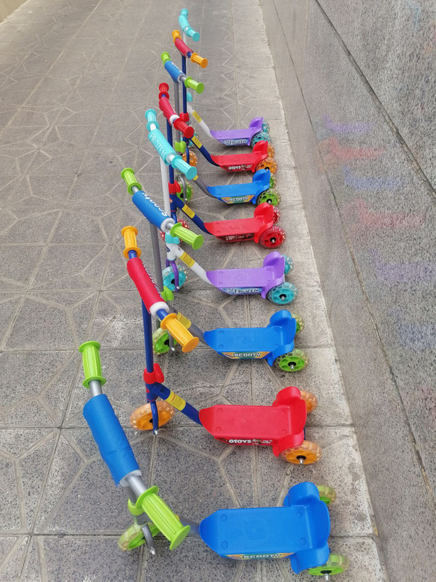 اسکوتر جی تویز 50 کیلو تحمل وزن چرخ حرفه ای و ژله ای